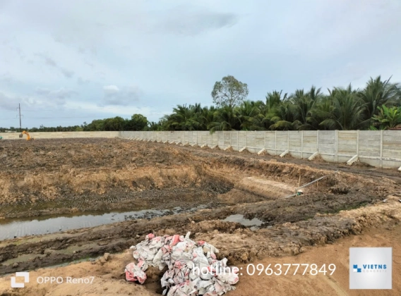 CÔNG TRÌNH CHÂU THÀNH KIÊN GIANG - CHIỀU DÀI 691 MÉT CAO 2.75 MÉT CHẮN ĐẤT 1.25 MÉT THI CÔNG 45 NGÀY