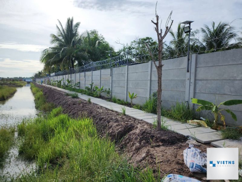 Kè chắn đất ngăn chặn sự xói mòn đất, sạt lở