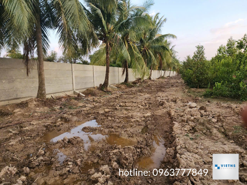 Ứng dụng của hàng rào bê tông trong công trình dân dụng