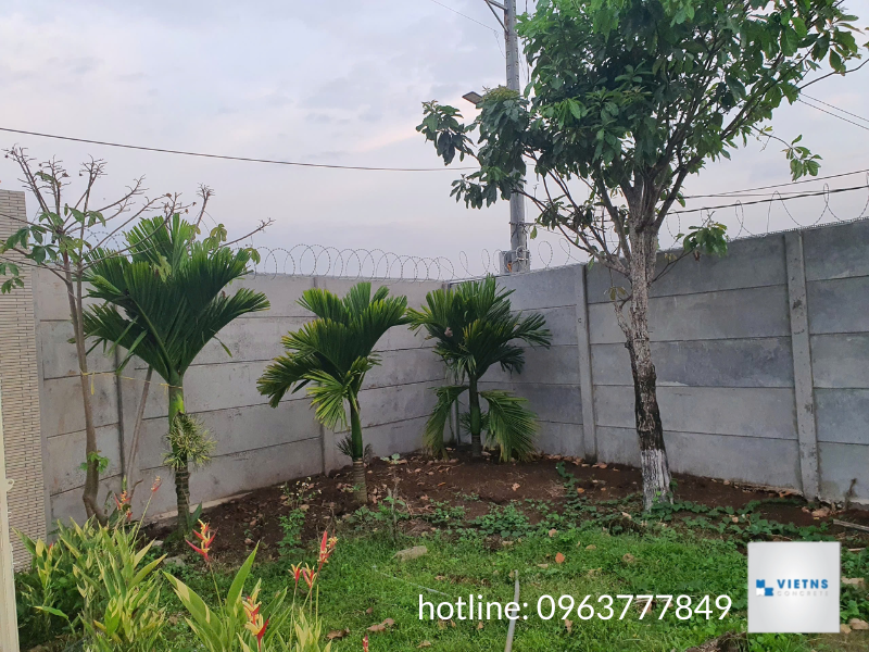 Ứng dụng của hàng rào bê tông lắp ghép trong công nghiệp