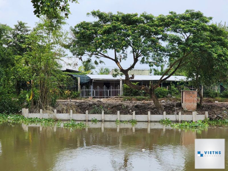 Kè chắn sẽ giúp giảm thiểu xói mòn đất