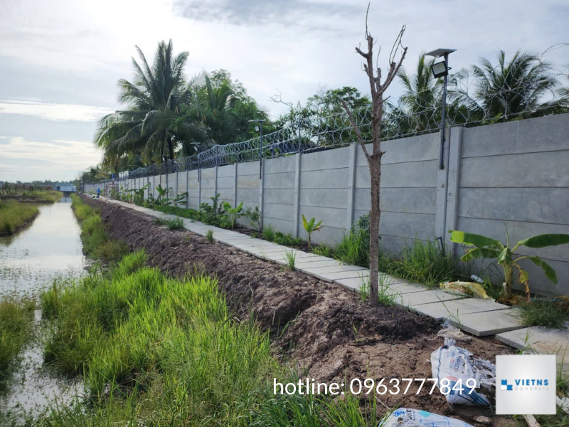 Tại sao nên chọn hàng rào bê tông lắp ghép